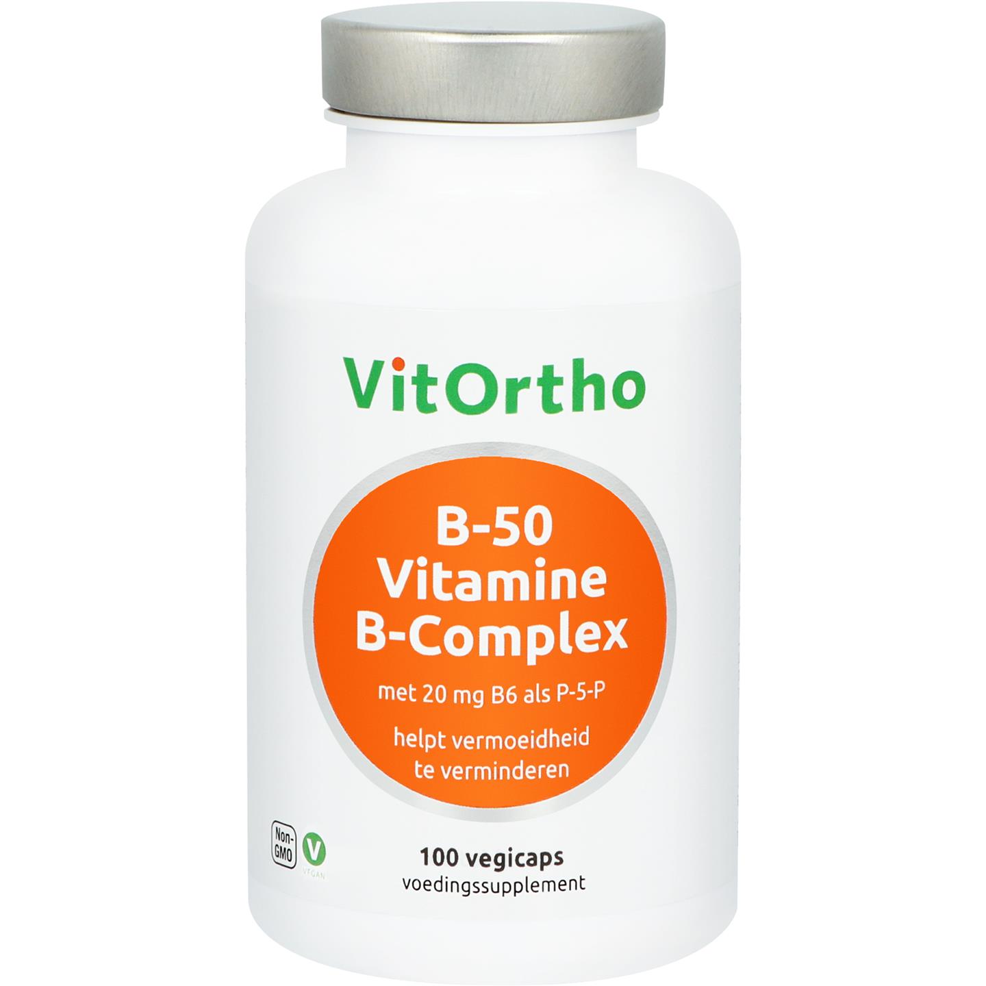 Concentratie Mitt Zeggen B-50 Vitamine B-complex (VitOrtho)