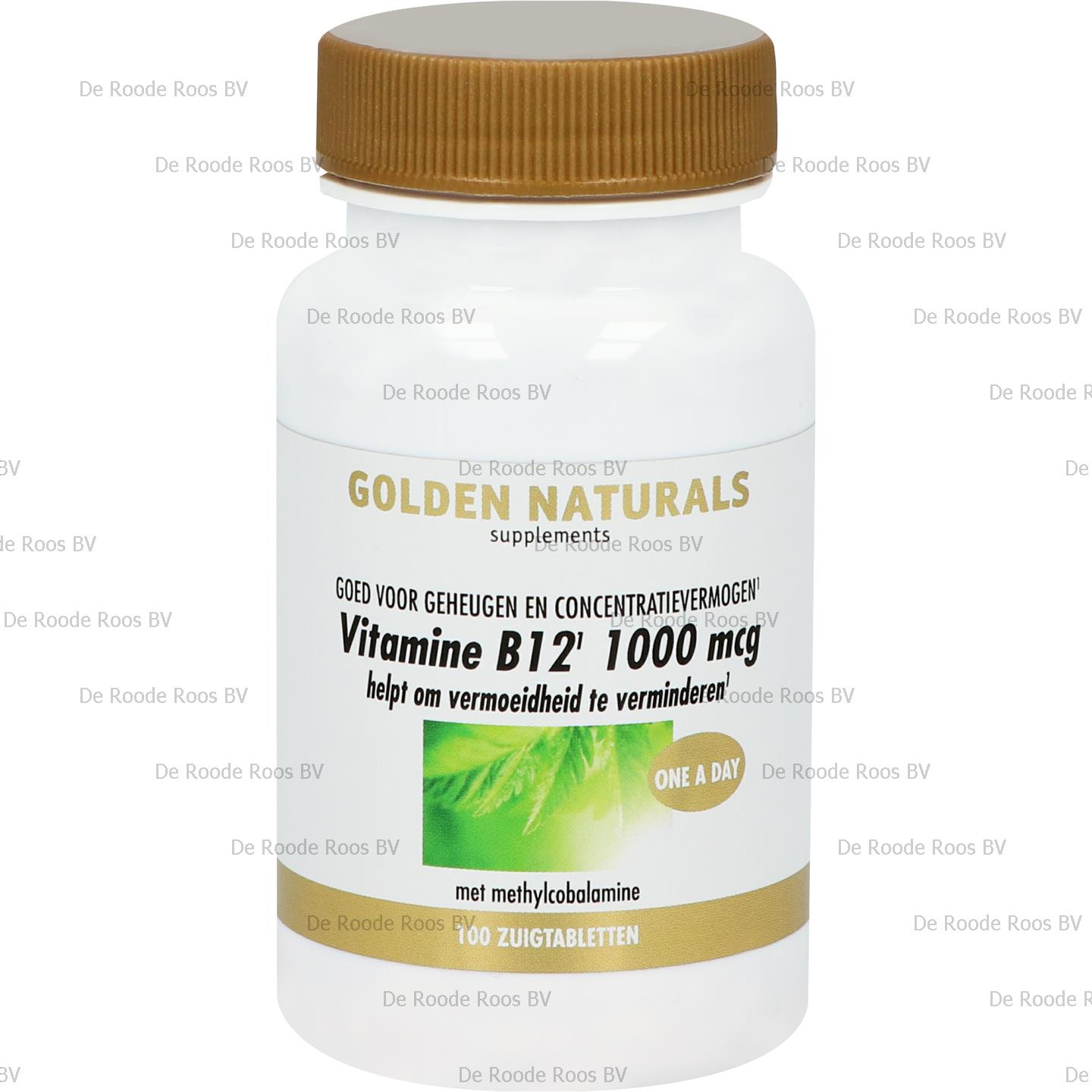 mout Misschien debat Vitamine B12 1000 mcg (Golden Naturals)