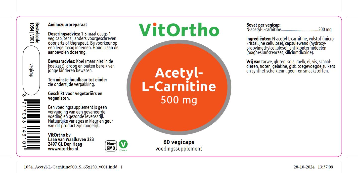 Acetyl-L-Carnitine 500 mg