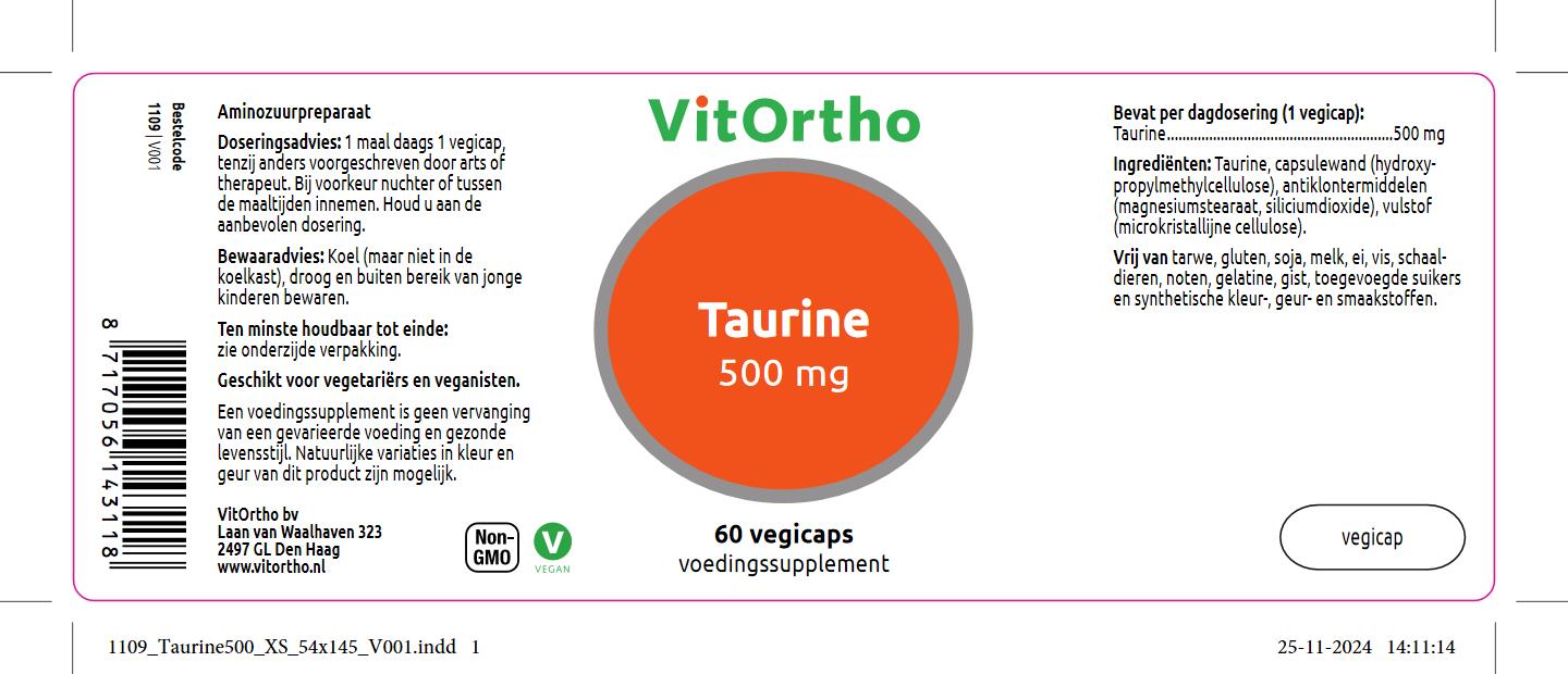 Taurine 500 mg