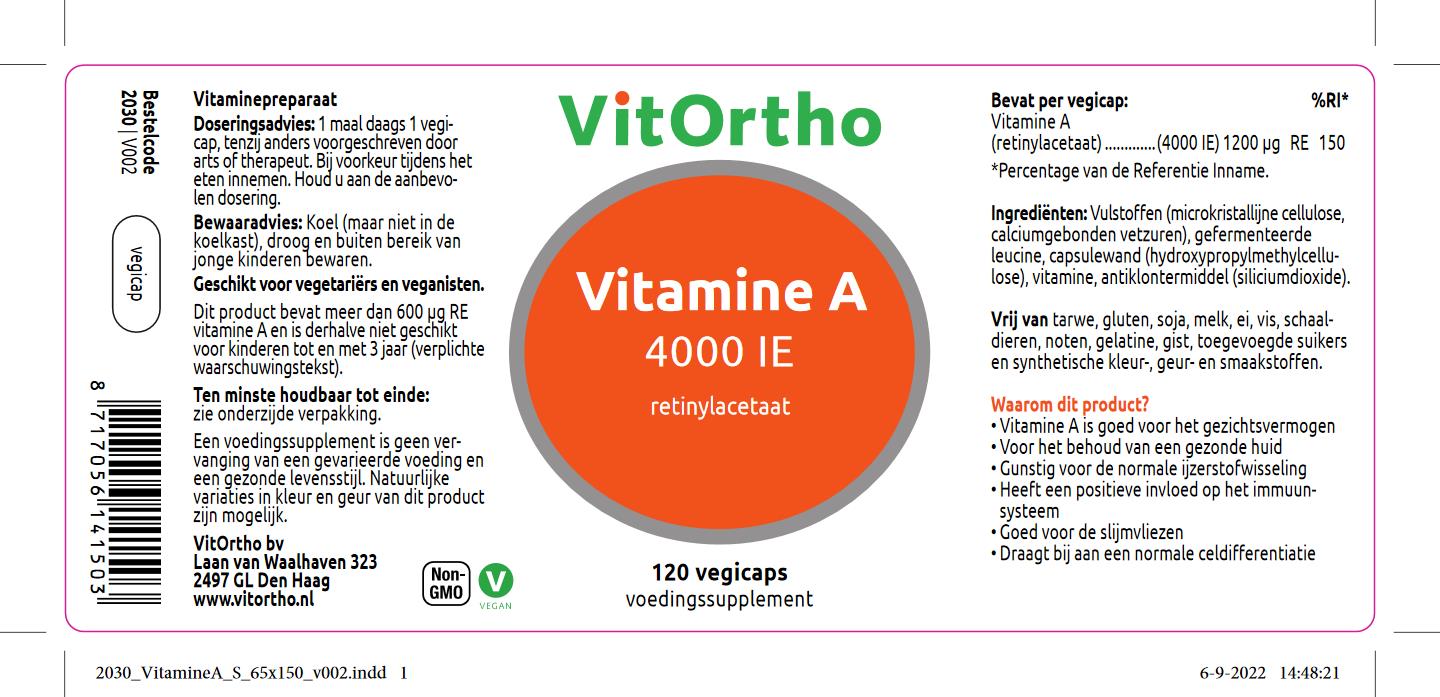 Vitamine A 4000 IE