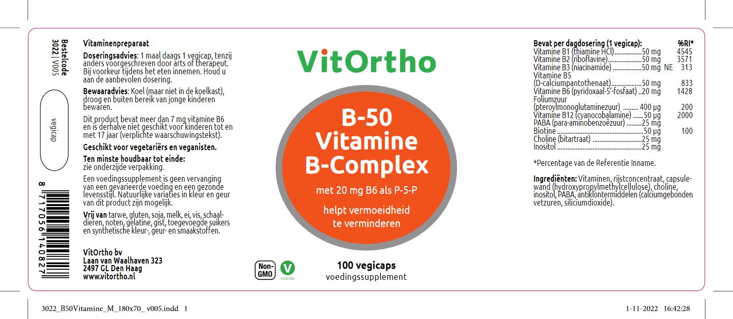 B-50 Vitamine B-Complex