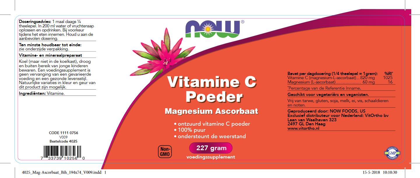 Voedingssupplementen | Vitamine C Poeder Ascorbaat