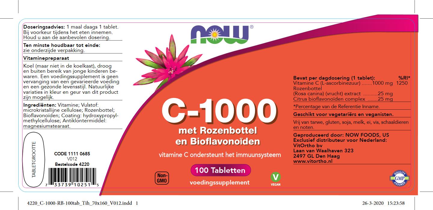 C-1000 met Rozenbottel & Bioflavonoïden