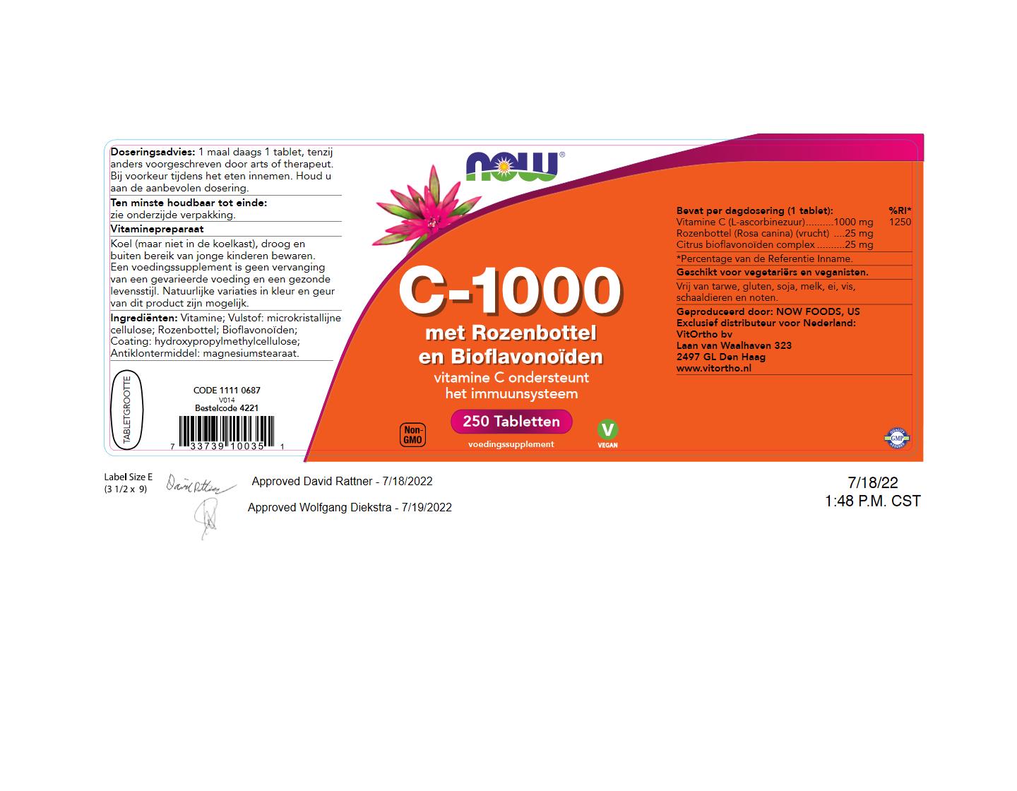 C-1000 met Rozenbottel & Bioflavonoïden