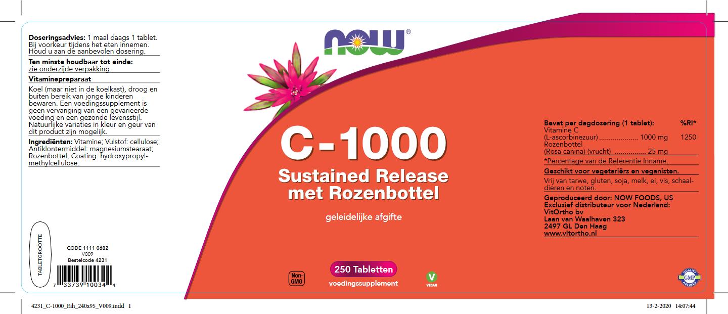 C-1000 Sustained Release met Rozenbottel