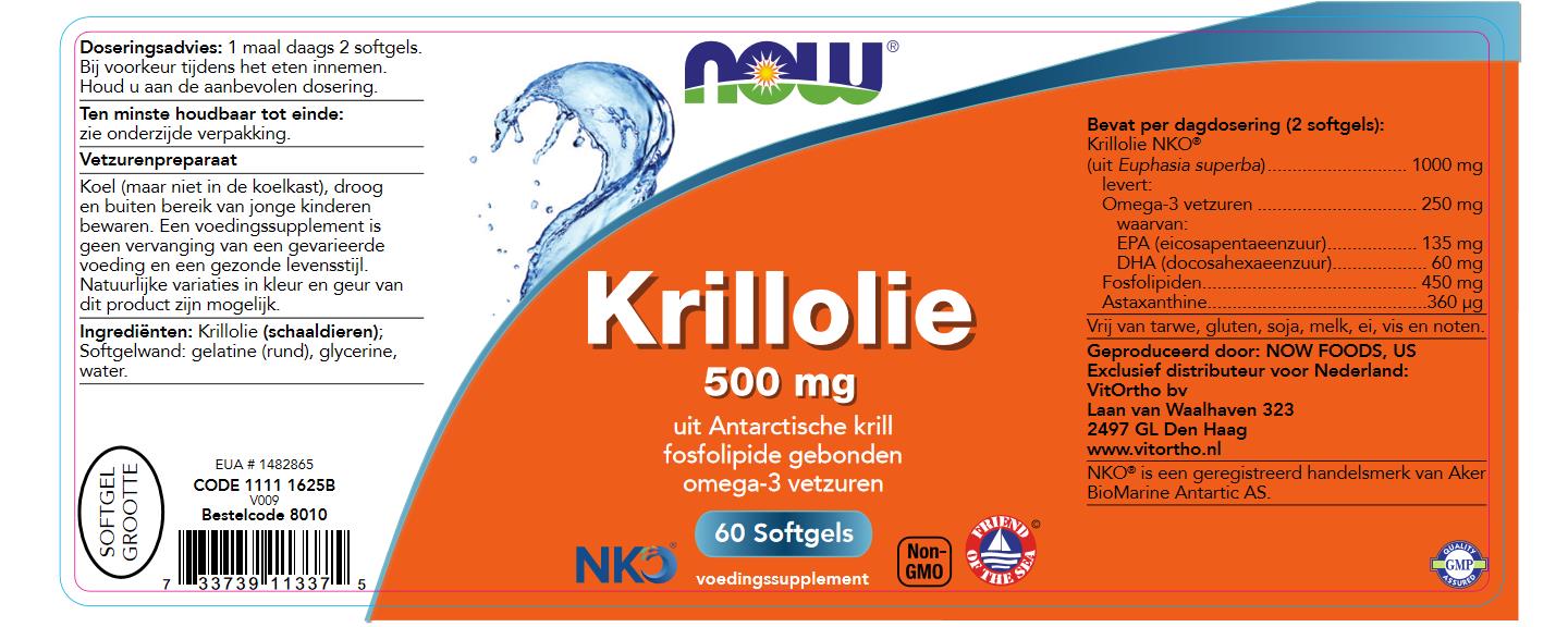 Krillolie 500 mg