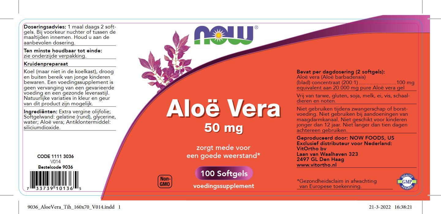 Aloë Vera 50 mg