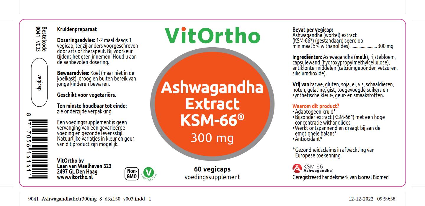Ashwagandha Extract 300 mg KSM-66