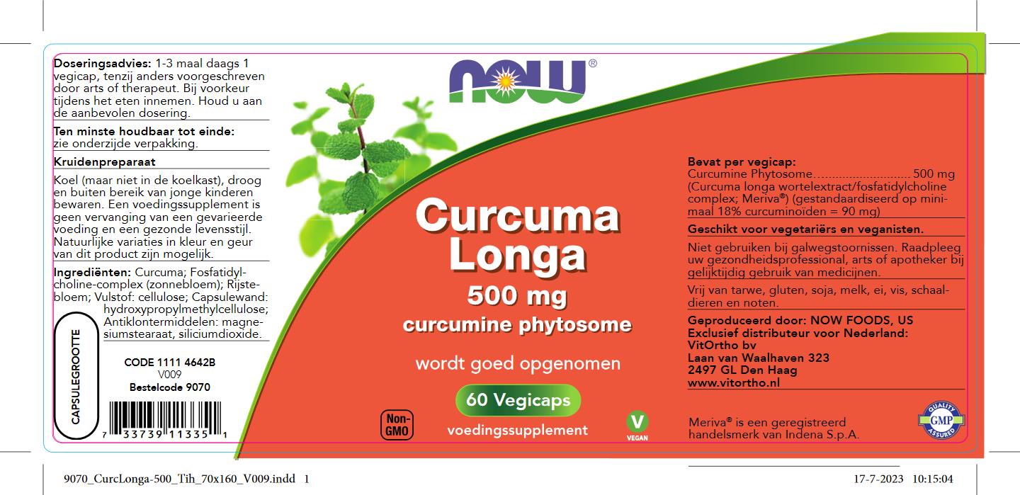 Curcuma Longa 500 mg (Curcumine Phytosome)