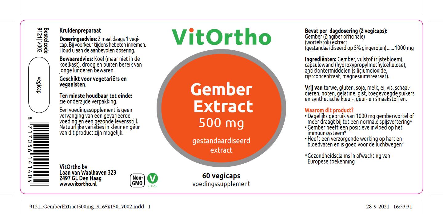 Gember Extract 500 mg