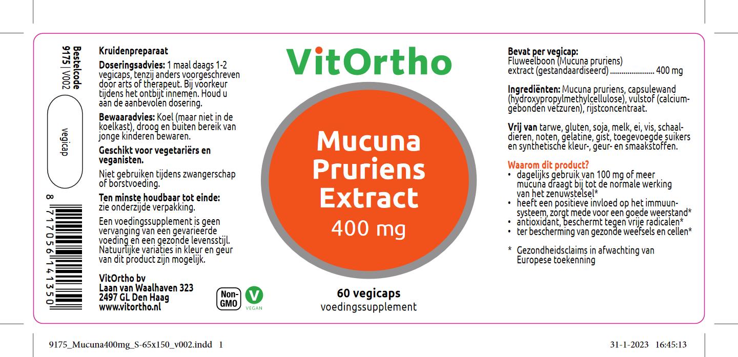 Mucuna Pruriens Extract 400 mg