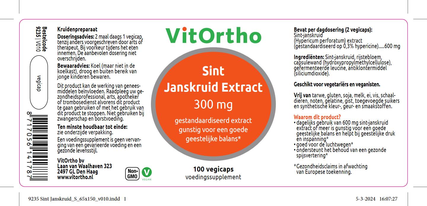 Sint Janskruid Extract 300 mg
