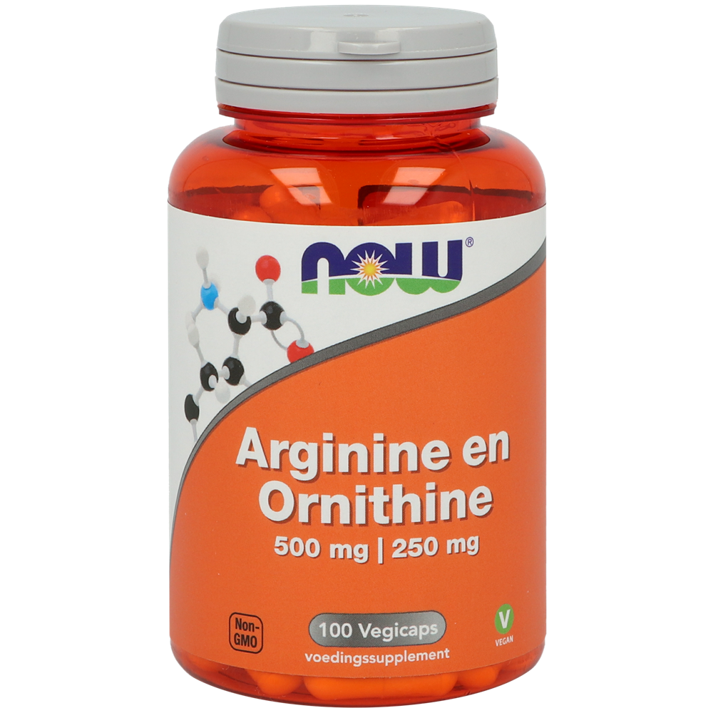 Arginine en Ornithine 500/250 mg