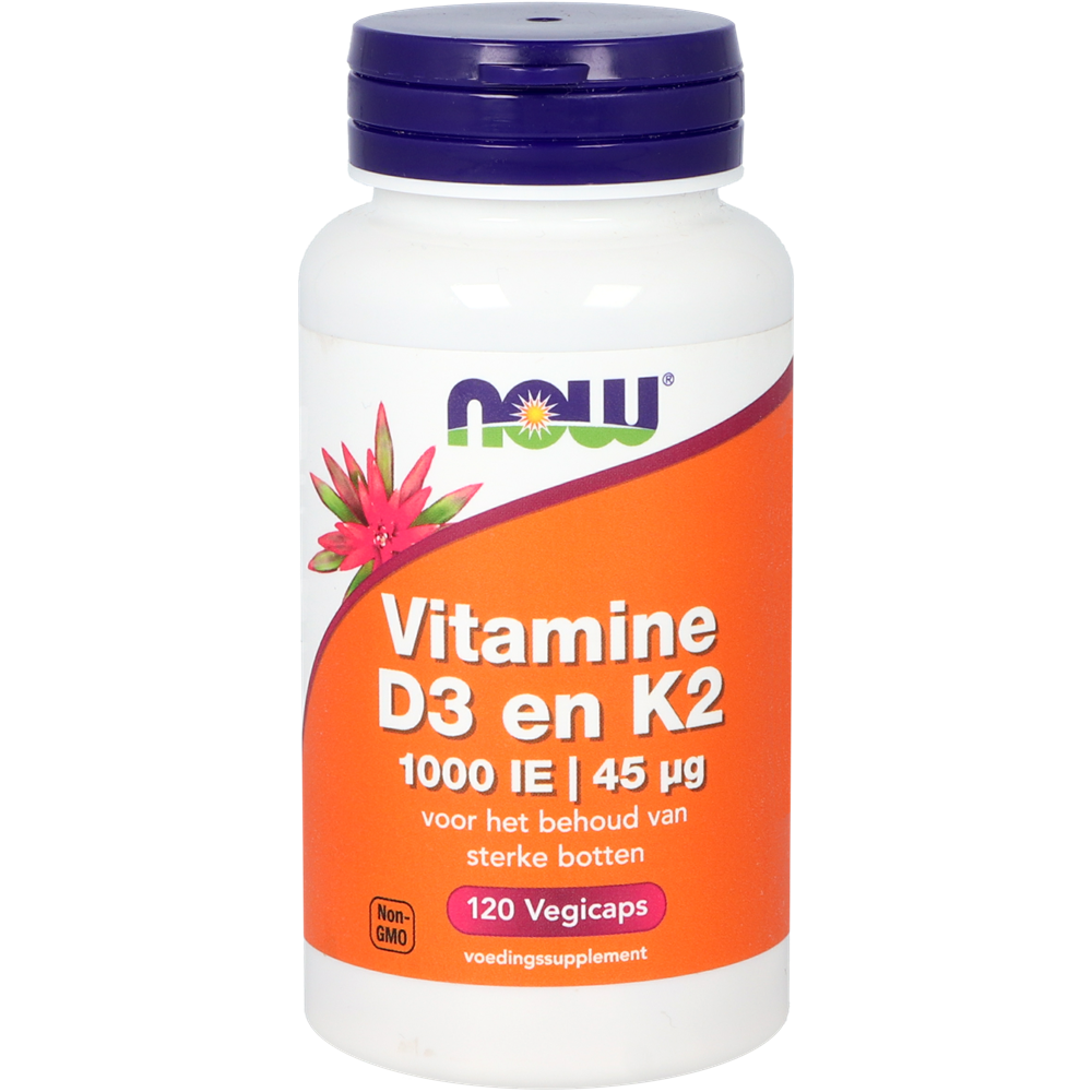 Vitamine D3 en K2 – 1000 IE | 45 mcg