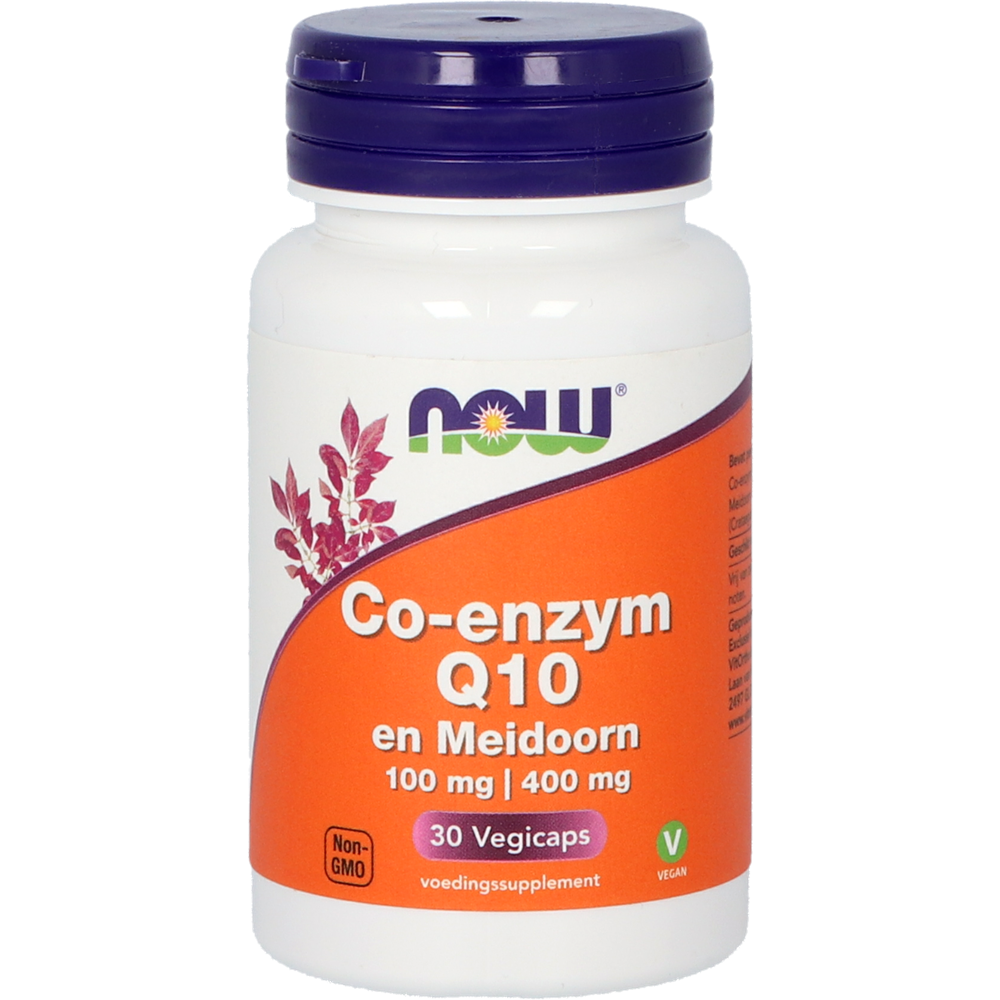 Co-enzym Q10 100 mg en Meidoorn 400 mg