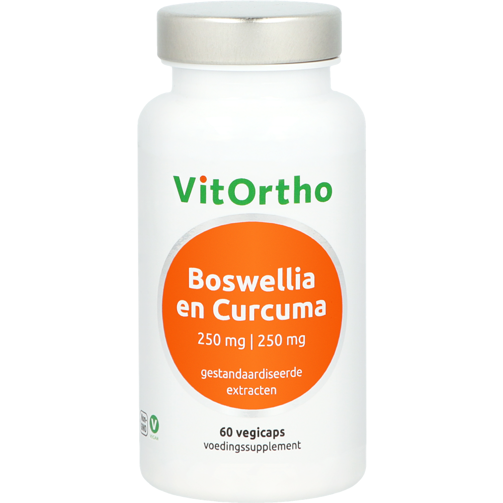 Boswellia 250 mg en Curcuma 250 mg