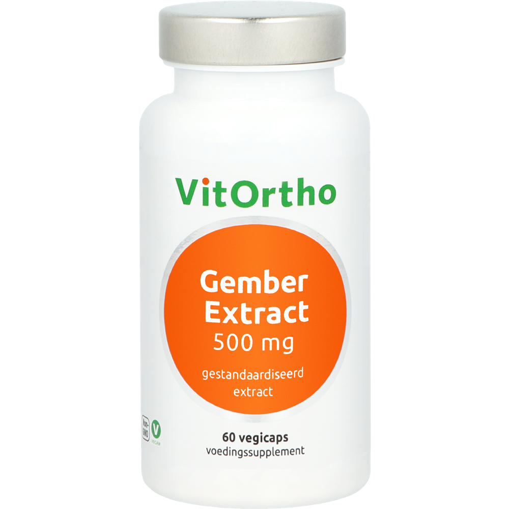 verdrievoudigen niezen Plakken VitOrtho Voedingssupplementen | Gember Extract 500 mg