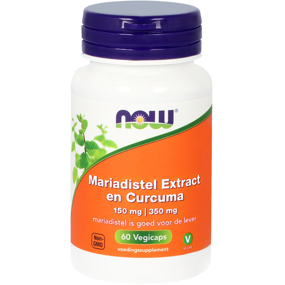 Mariadistel Extract 150 mg en Curcuma 350 mg