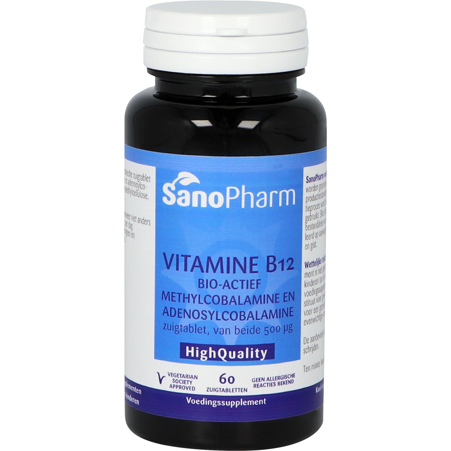 Vitamine B12 methyl adenosylcobalamine 500mcg