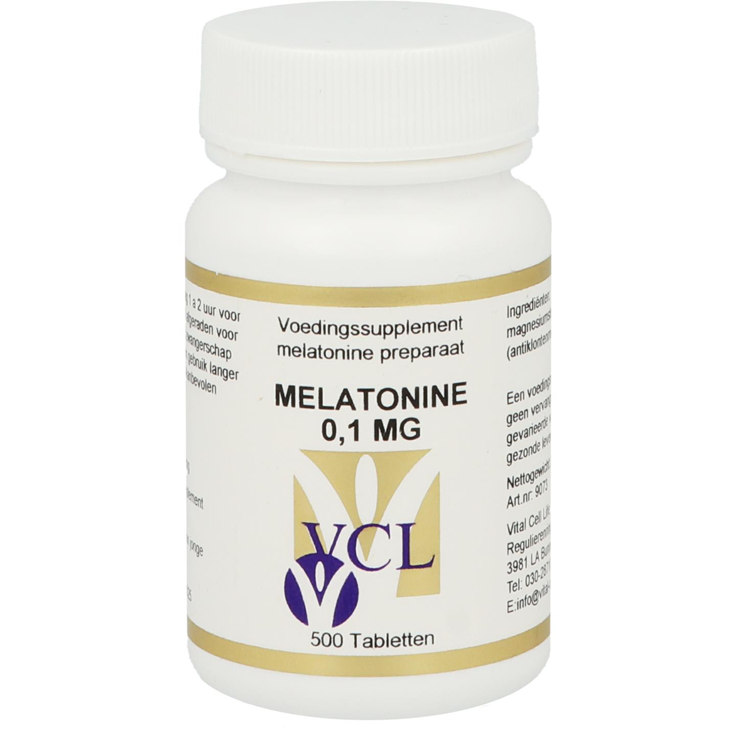 Vcl melatonine 0,1 mg(500 tab)