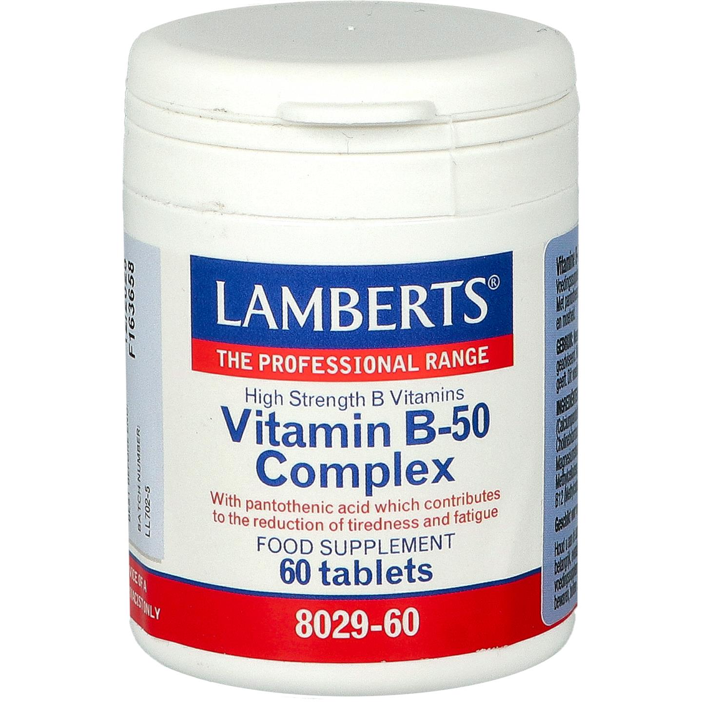 Lamberts Vitamine B50 Complex 8029 60tab