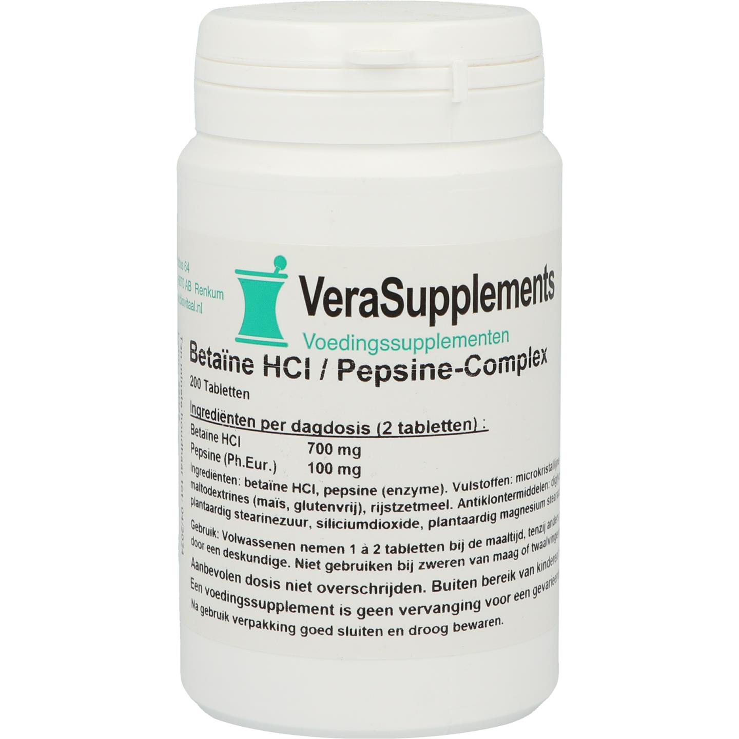 Betaïne HCL / Pepsine-complex