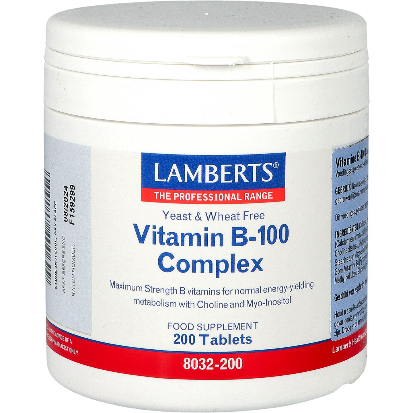 Vitamine B-100 complex