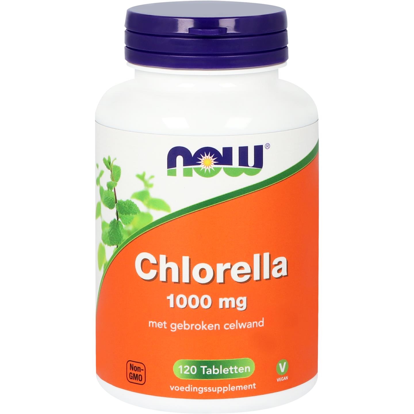 Now Chlorella 1000mg 120tabl
