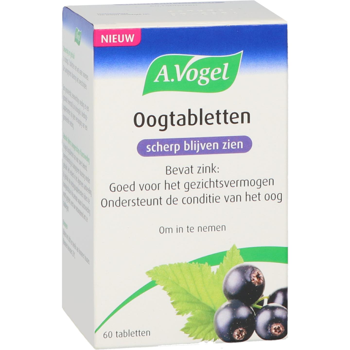 A.Vogel Oogtabletten 60 tabletten