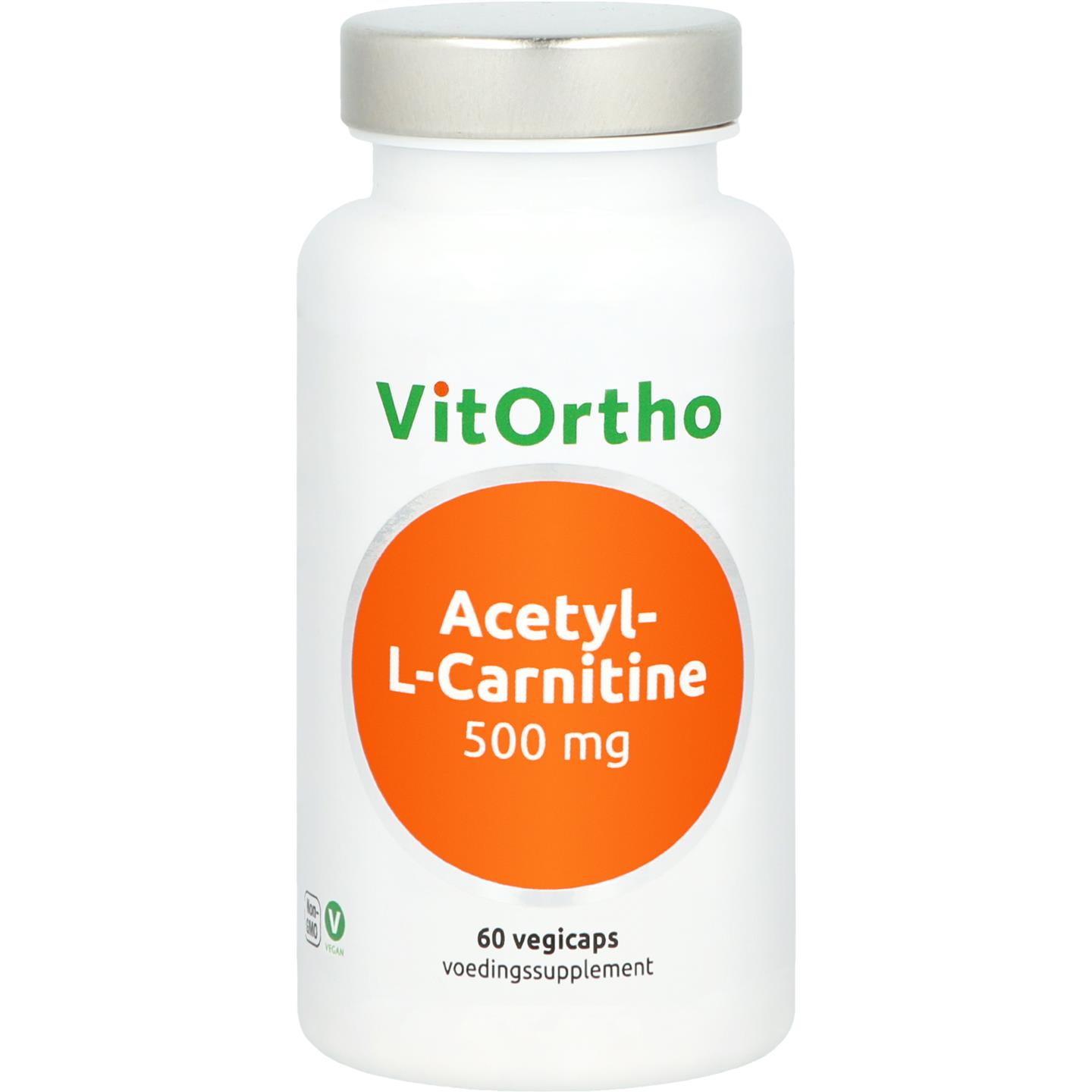 VitOrtho Acetyl-L-Carnitine 500 mg