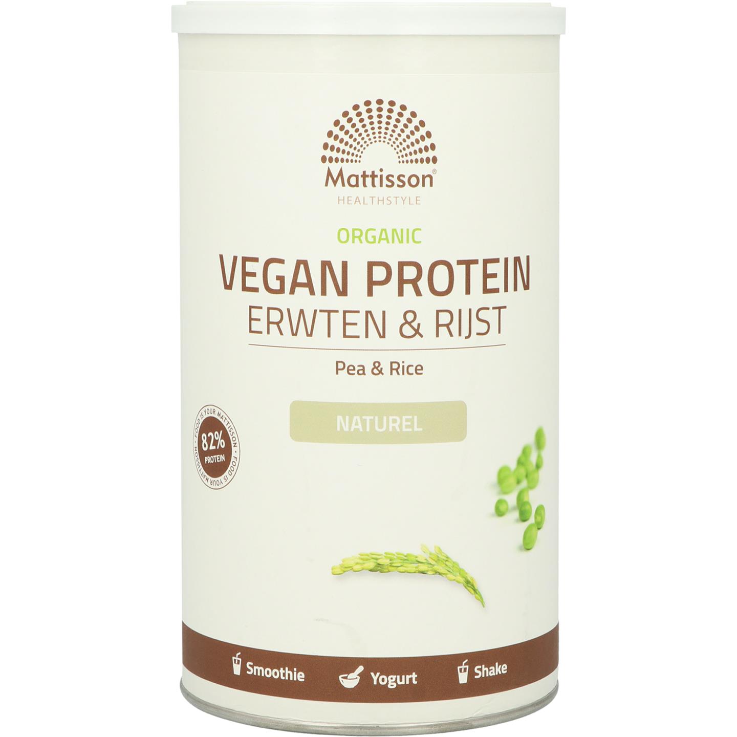 Biologische Vegan Protein Erwten & Rijst