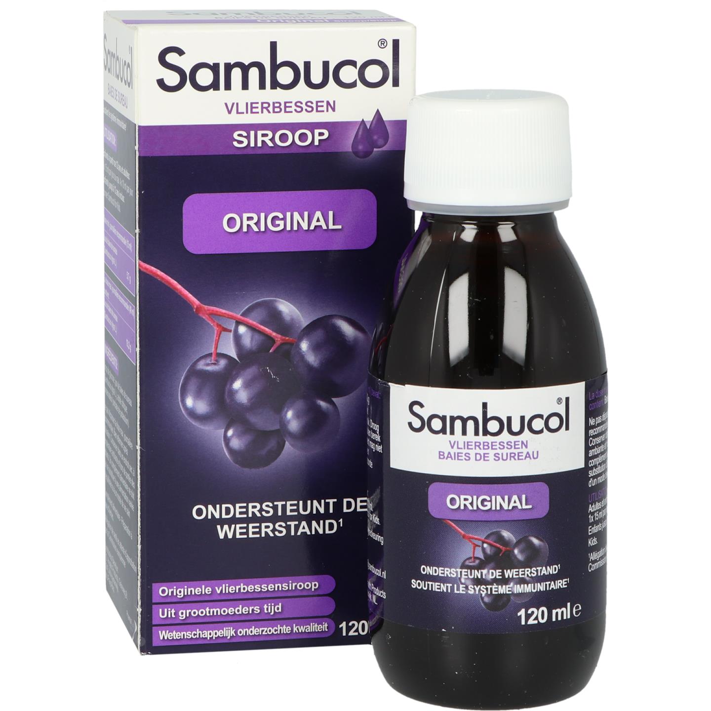 Sambucol Vlierbessen Siroop Original 120ml