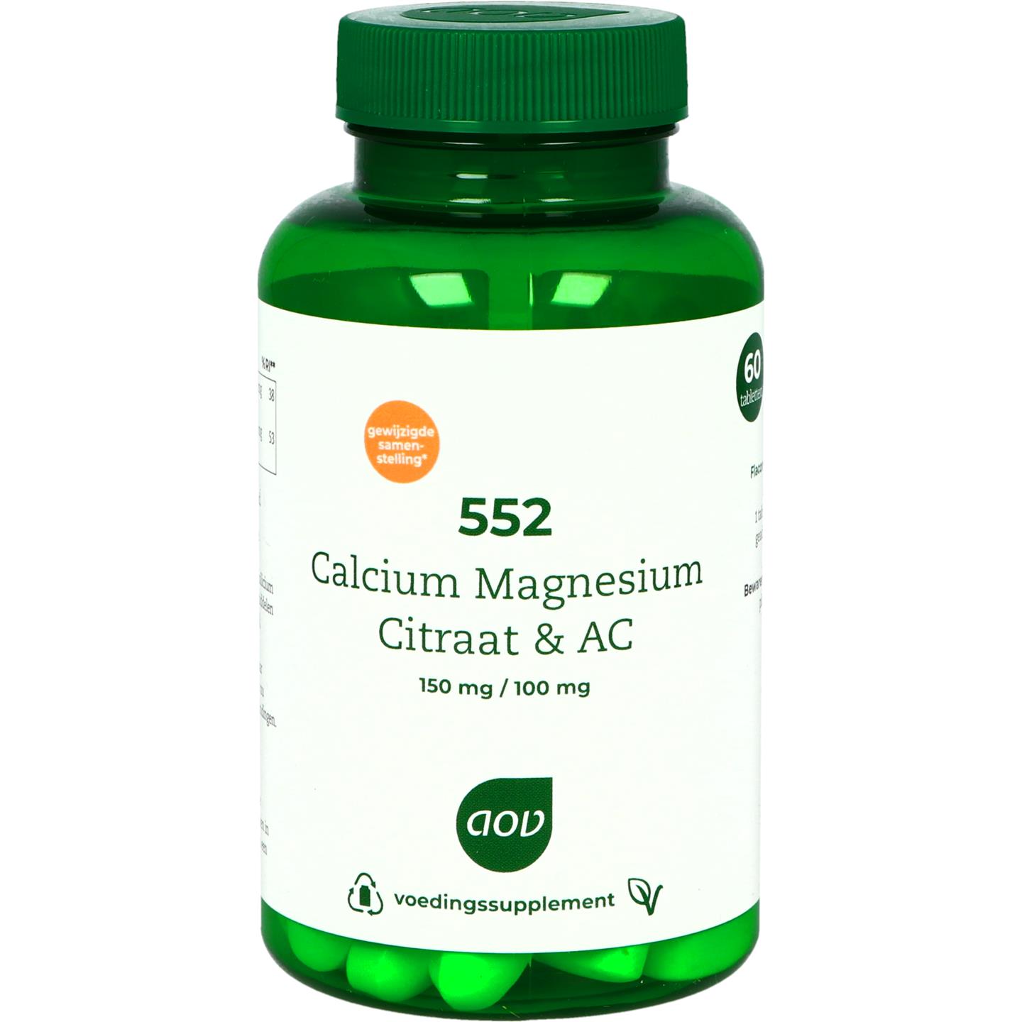552 Calcium Magnesium Citraat & AC