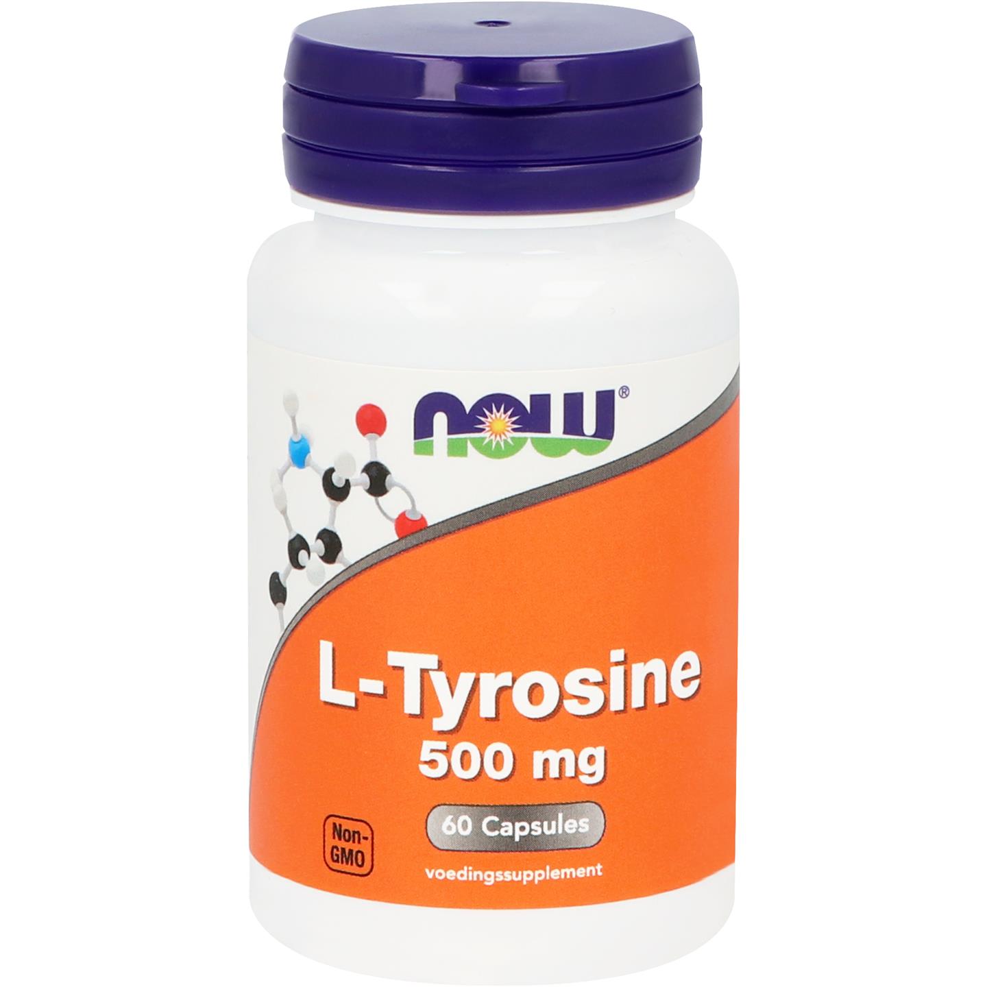 Now L Tyrosine 500mg 60caps