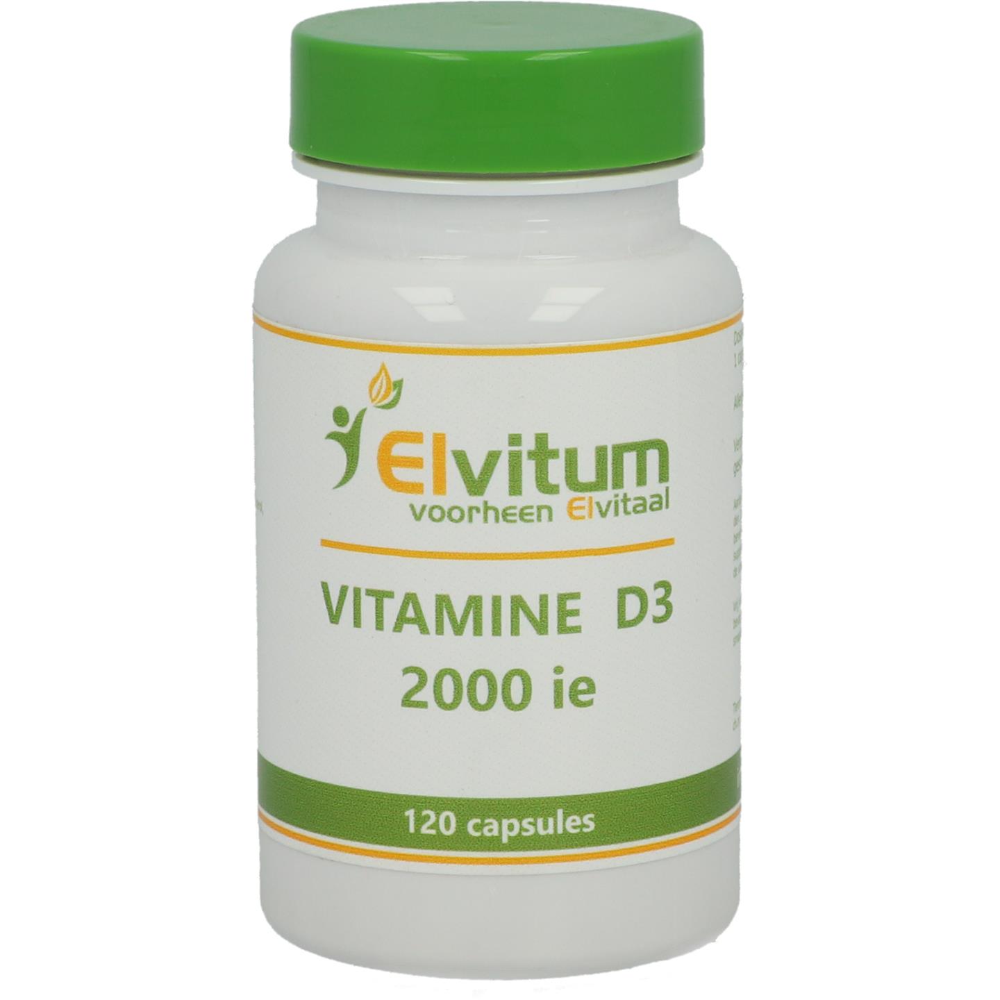 Elvitaal Vitamine D3 2000 IE 50 mcg 120ca