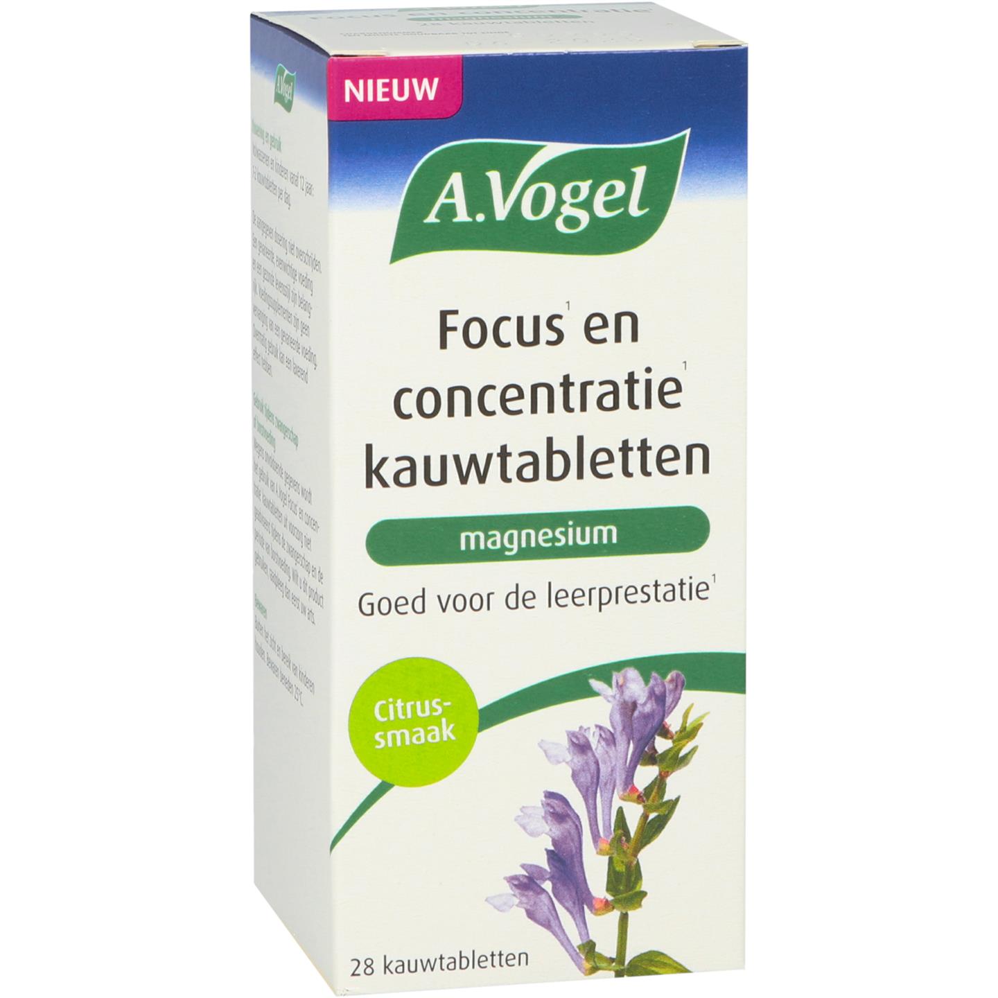 Focus en concentratie kauwtabletten