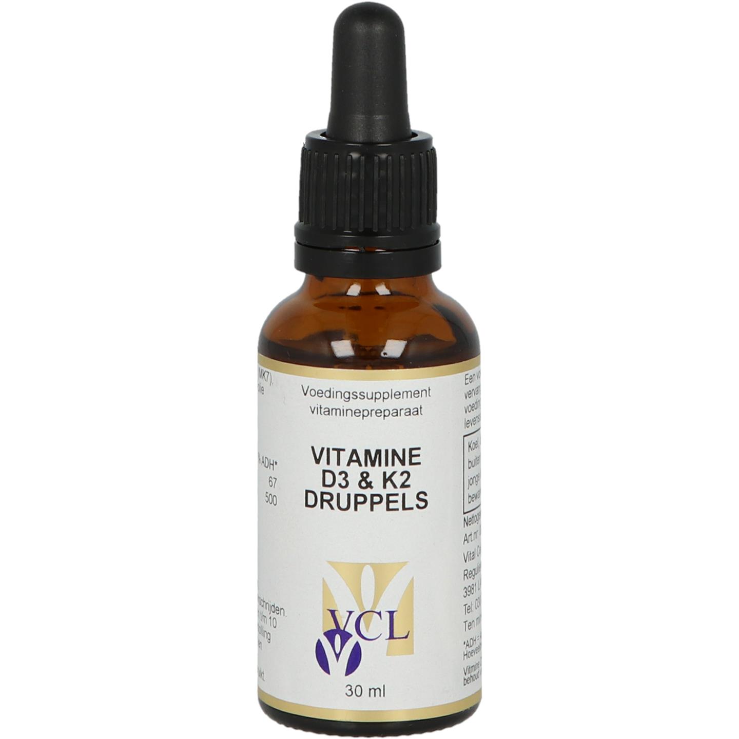Vitamine D3 & K2 druppels