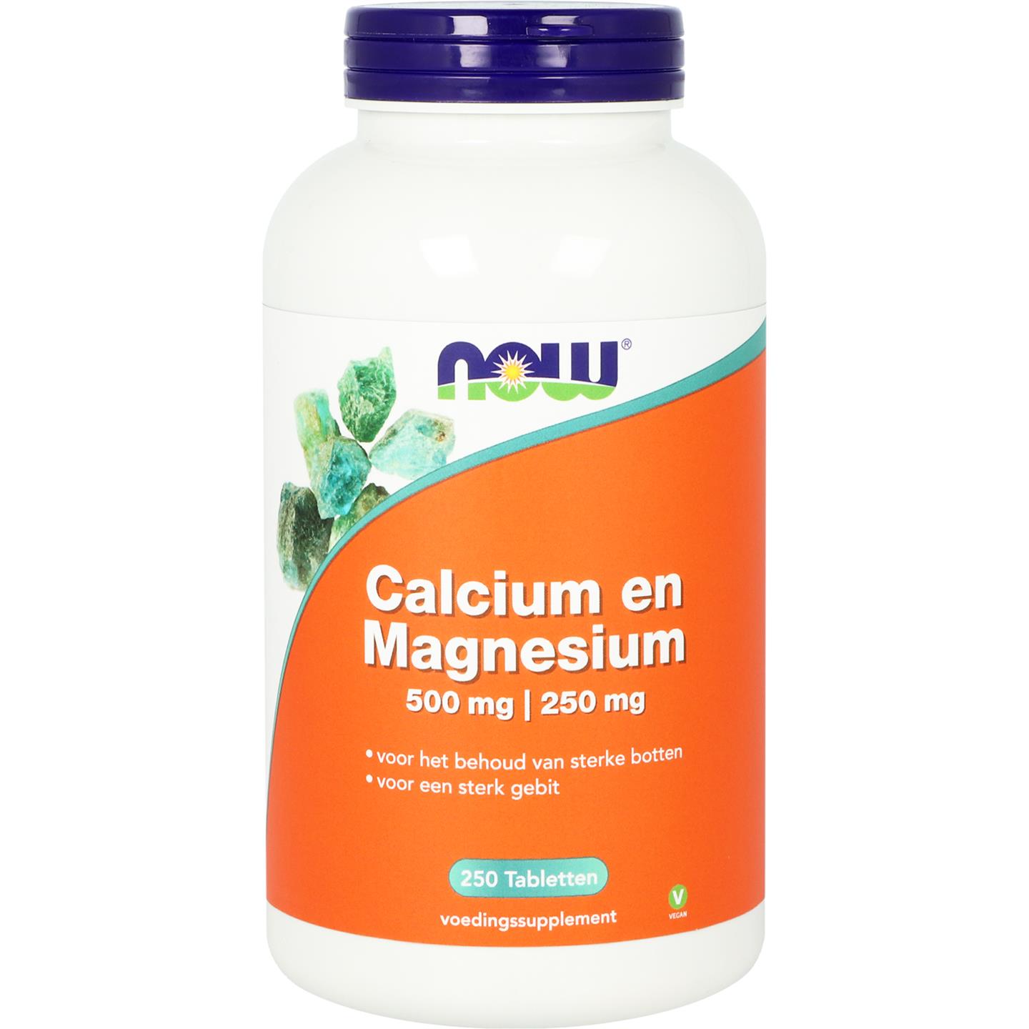 Calcium 500 mg en Magnesium 250 mg