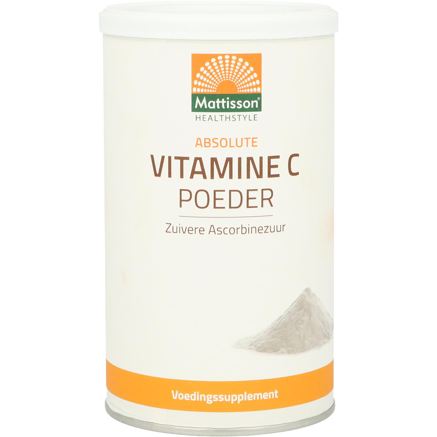 Mattisson Vitamine C poeder zuiver ascorbinezuur 350g