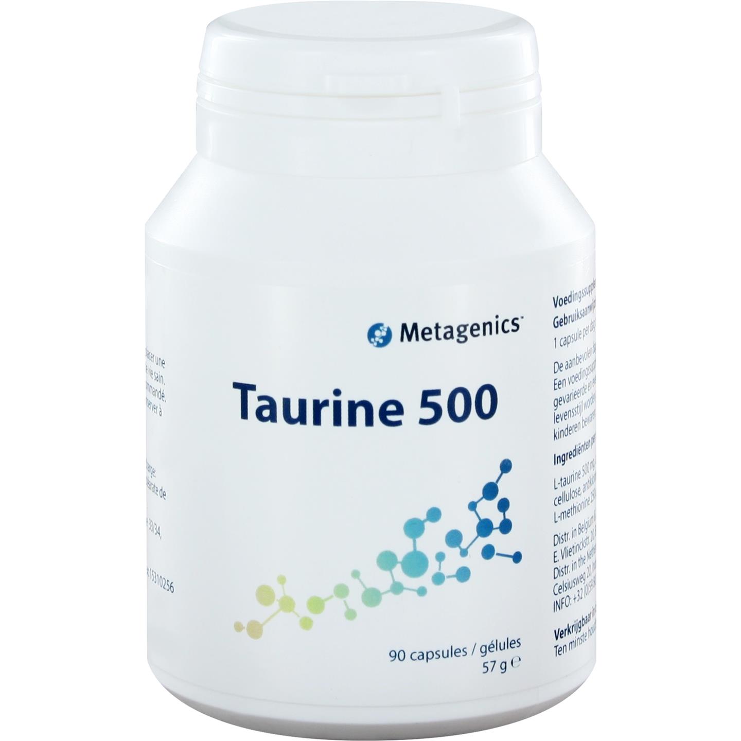Metagenics Taurine 500 metagenics kopen in de aanbieding