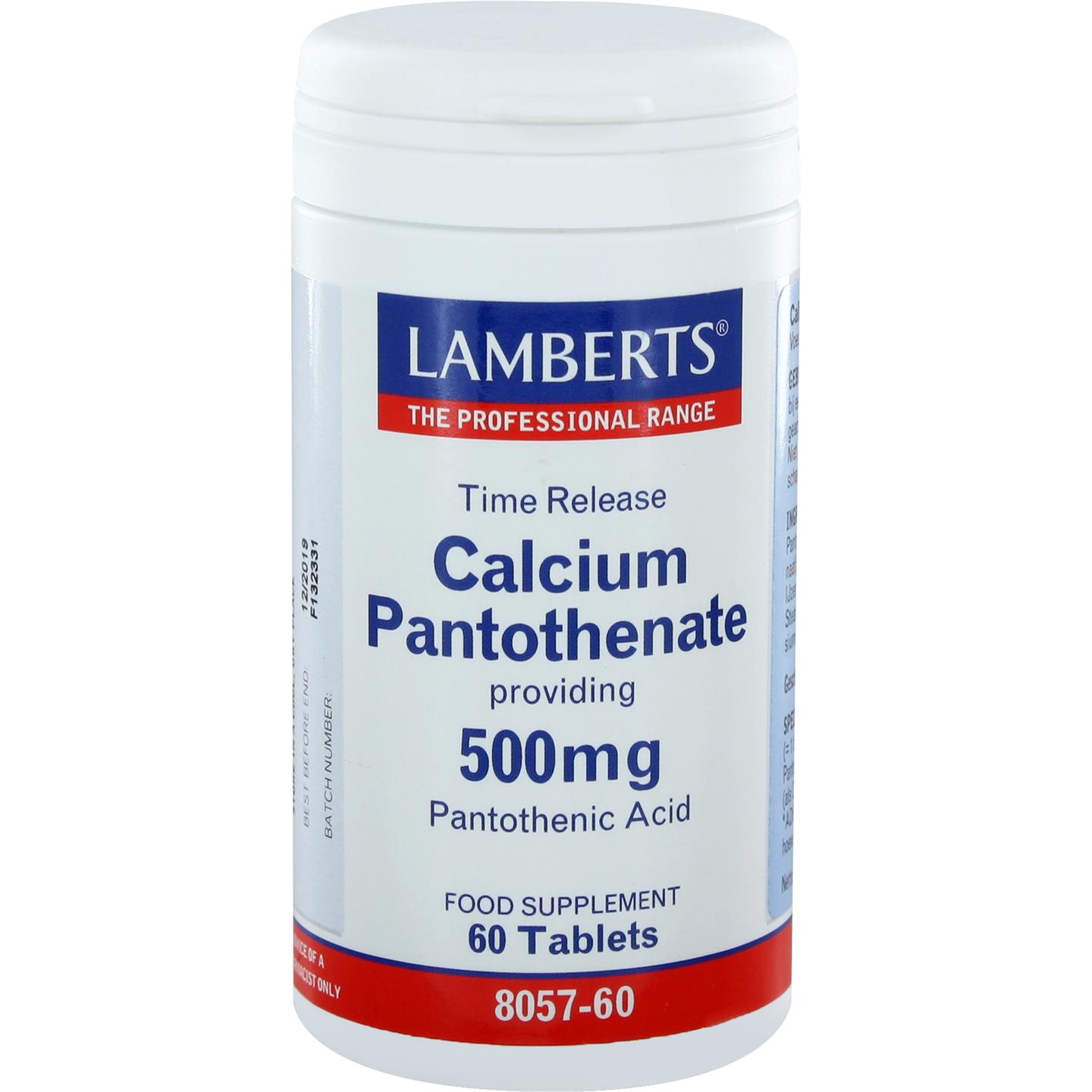 Calcium Pantothenaat 500 mg TR