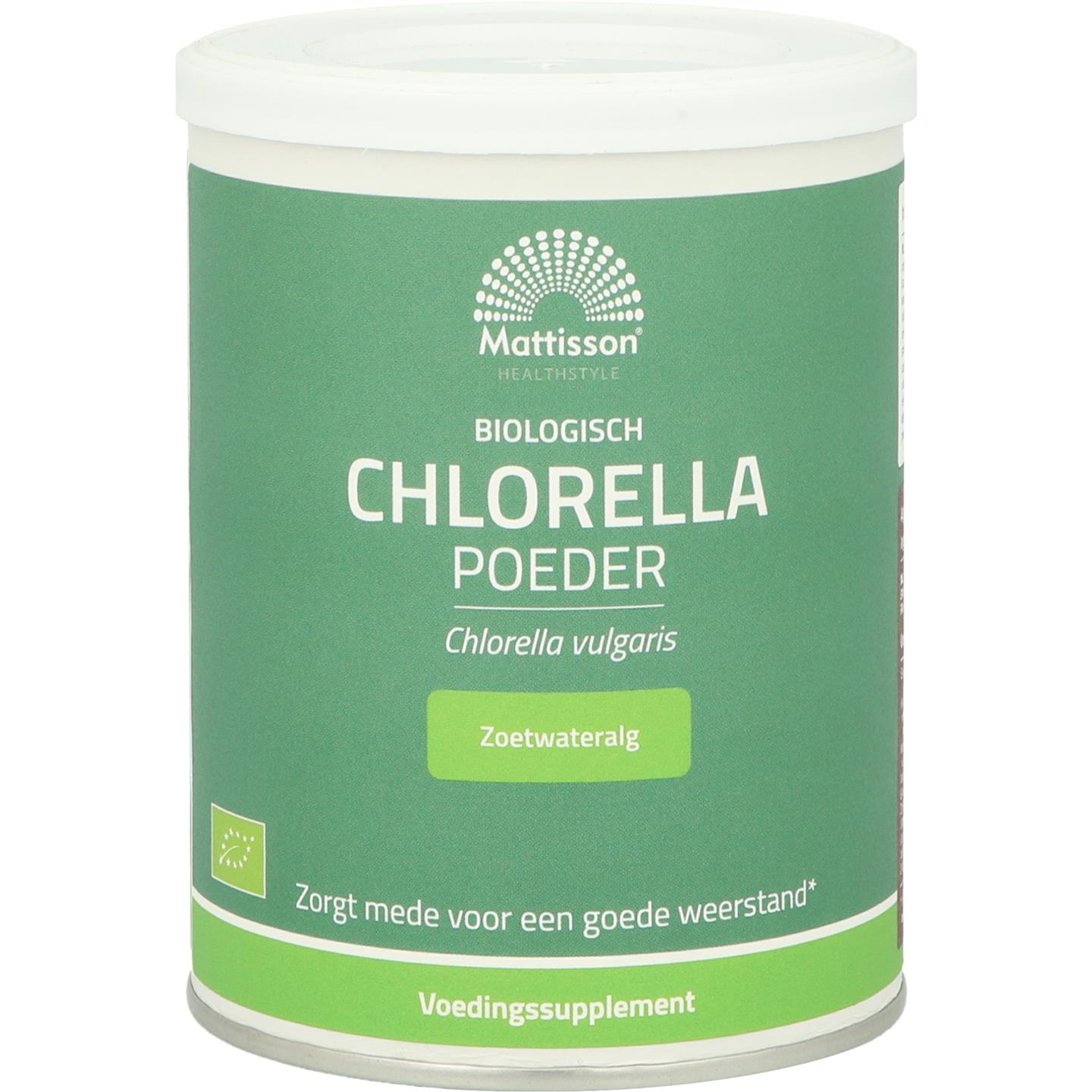 Biologische Chlorella poeder