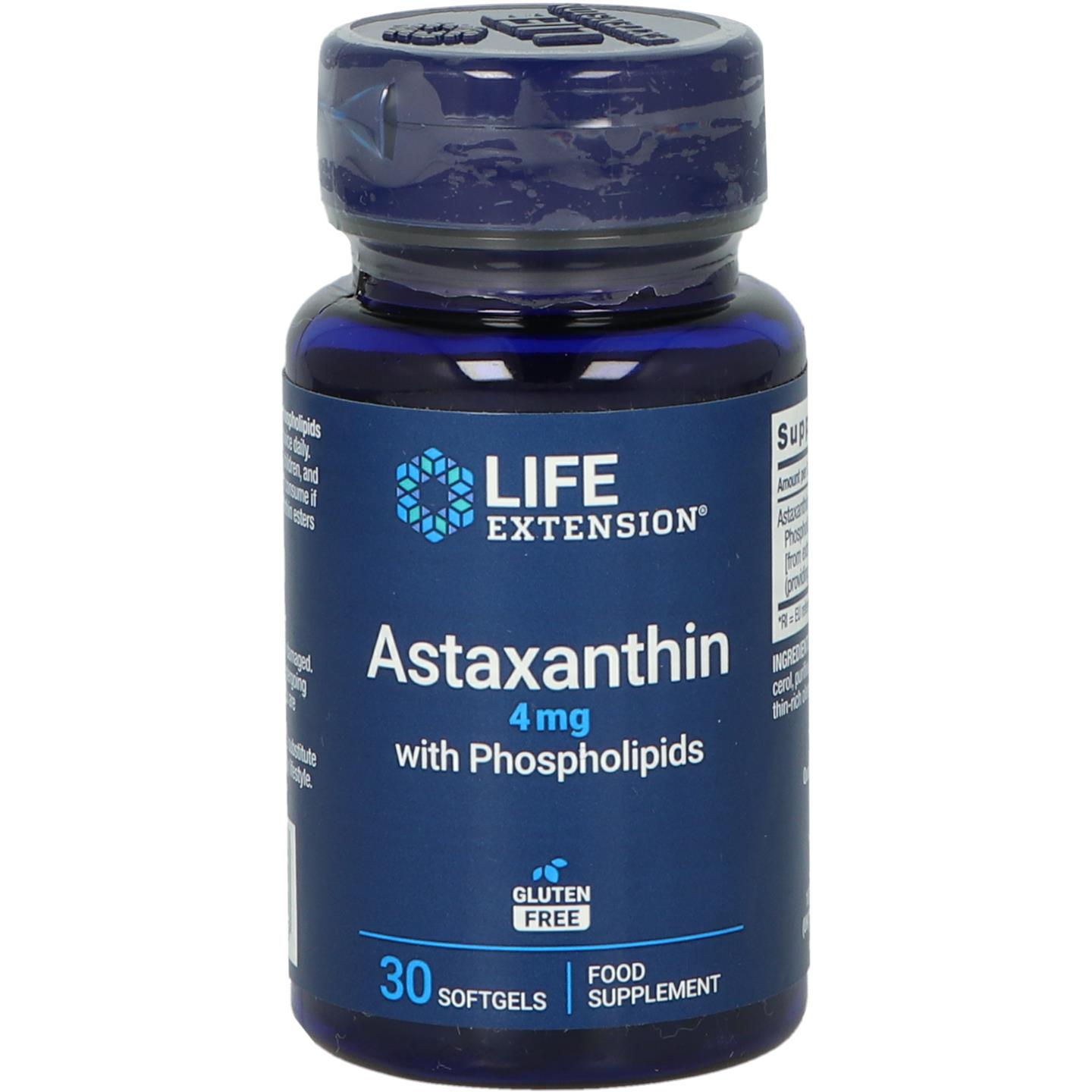 Life Extension Astaxanthin 4 mg with Phospholipids