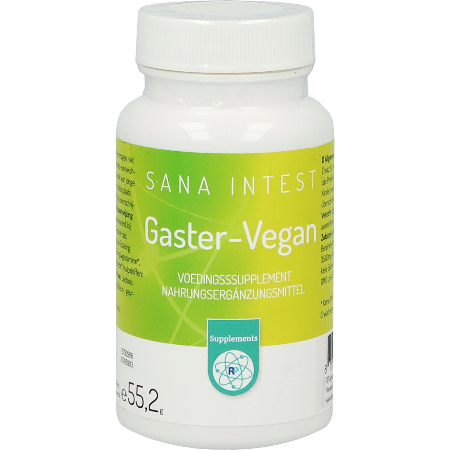 RP Supplements Gaster-Vegan