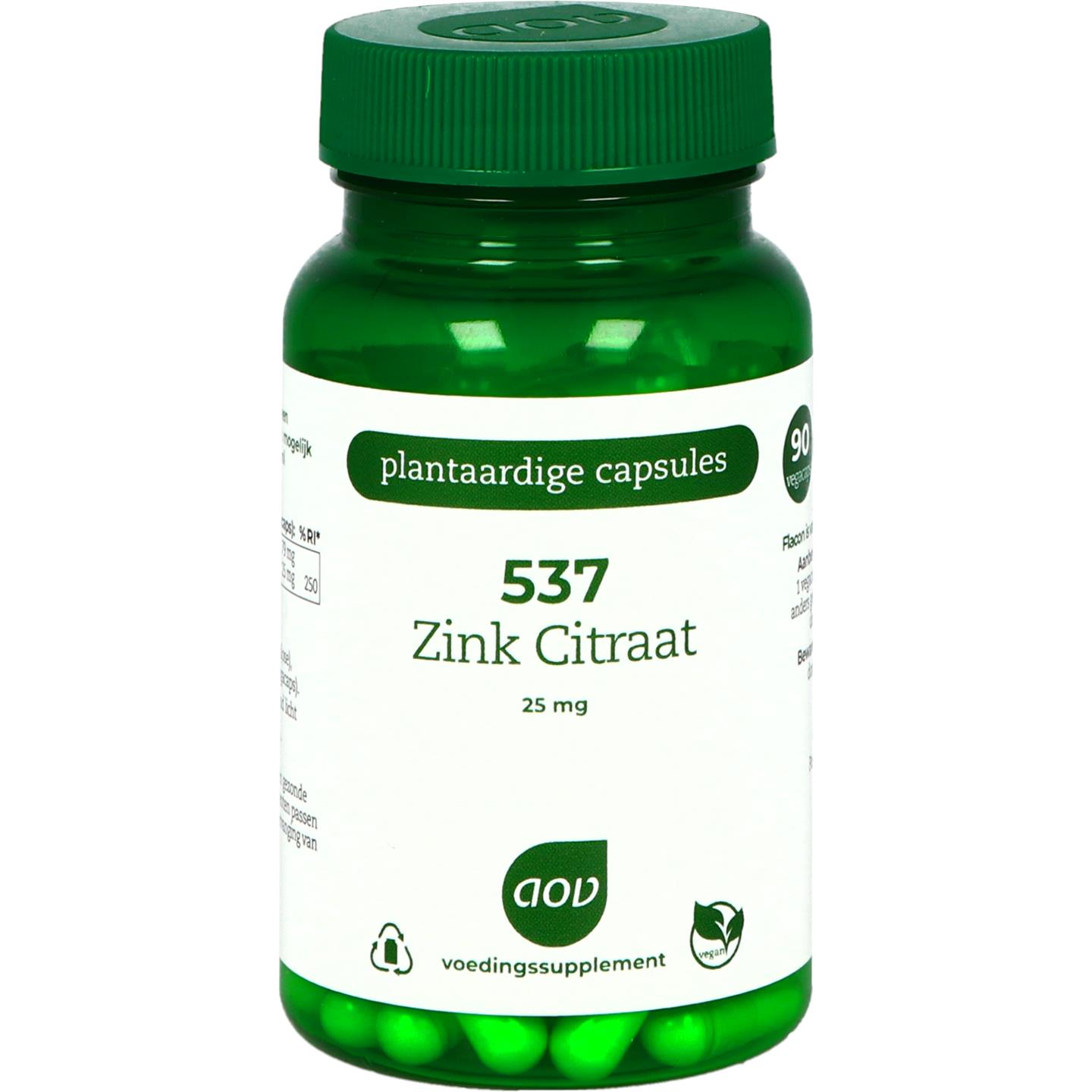 537 Zink Citraat 25 mg