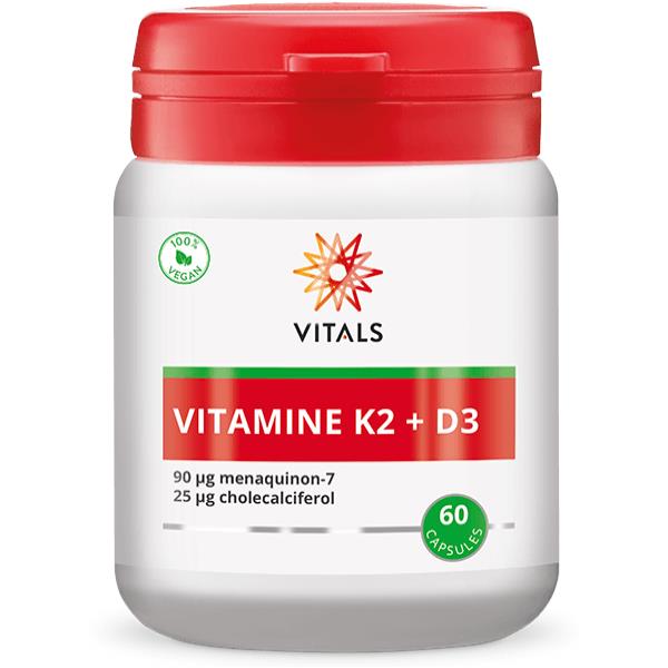 Vitamine K2 90 mcg + Vitamine D3 25 mcg