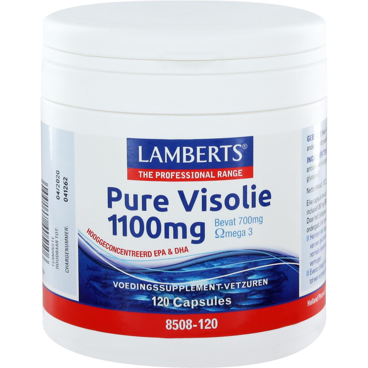 Lamberts Visolie Pure 1100mg 120cp