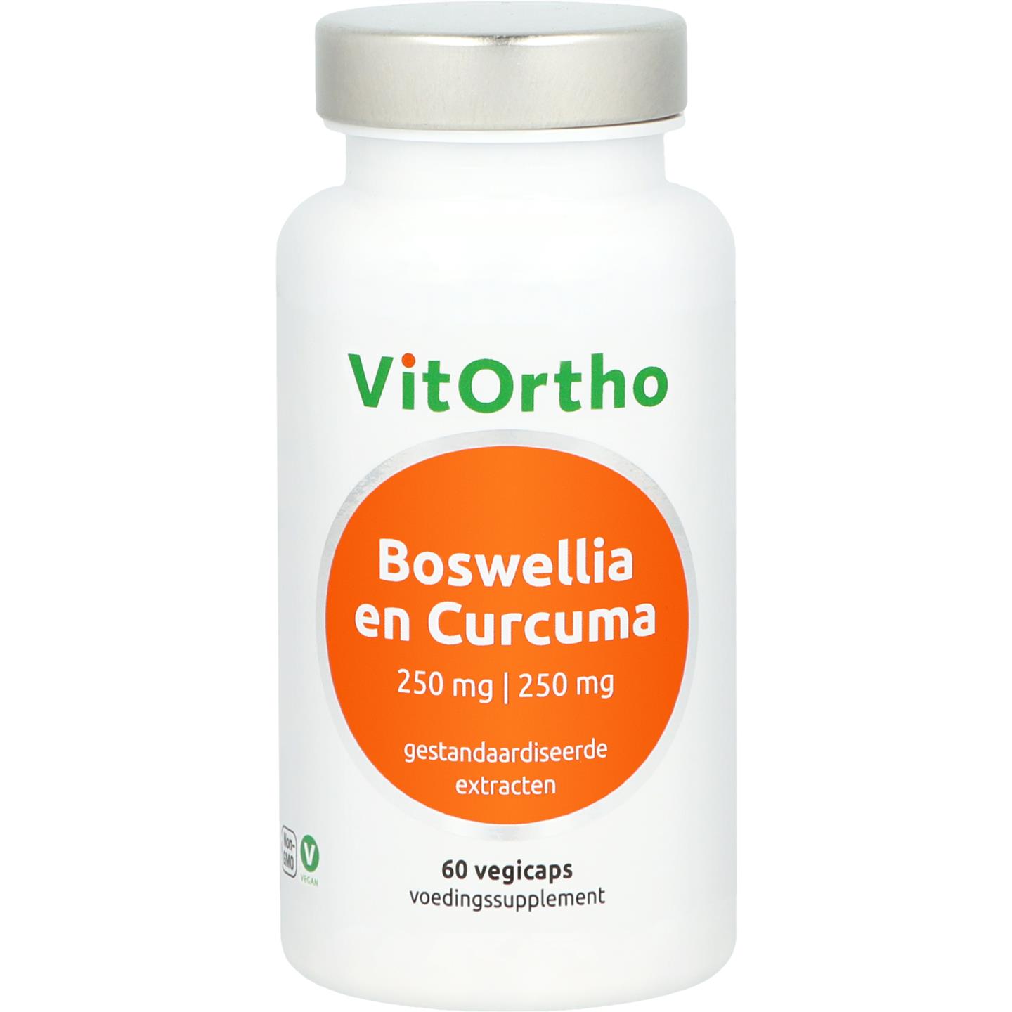 Boswellia 250 mg en Curcuma 250 mg