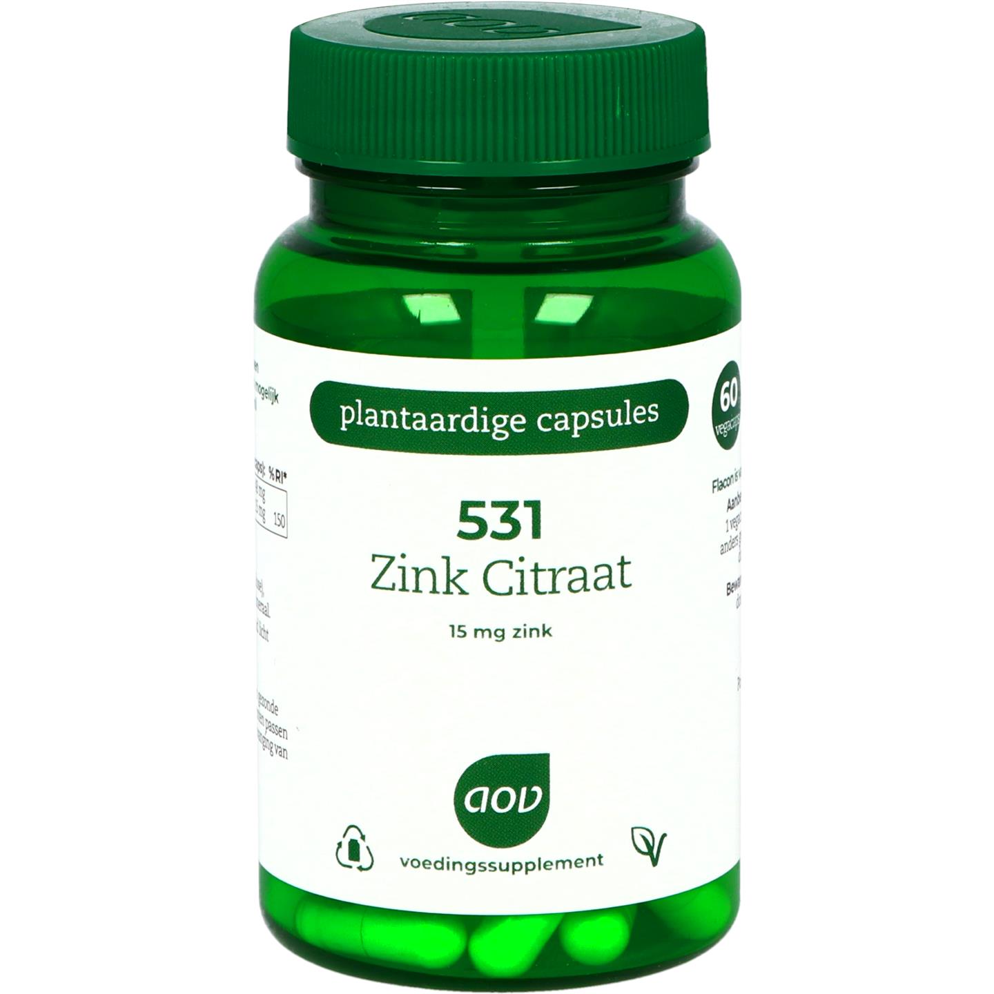 531 Zink Citraat 15 mg